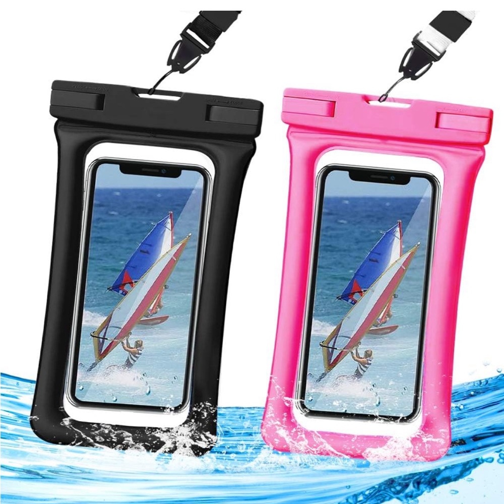 Homearda IPX8 Universal Waterproof Phone📱TPU Clear Dry Bag Case